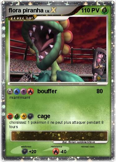 Pokemon flora piranha