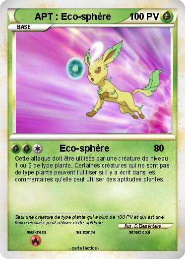 Pokemon APT : Eco-sphère