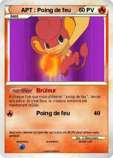 Pokemon APT : Poing de feu