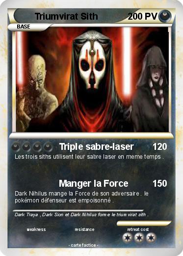 Pokemon Triumvirat Sith