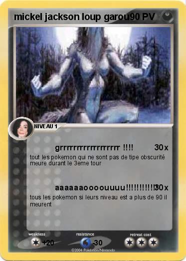 Pokemon mickel jackson loup garou