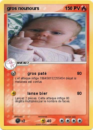 Pokemon gros nounours