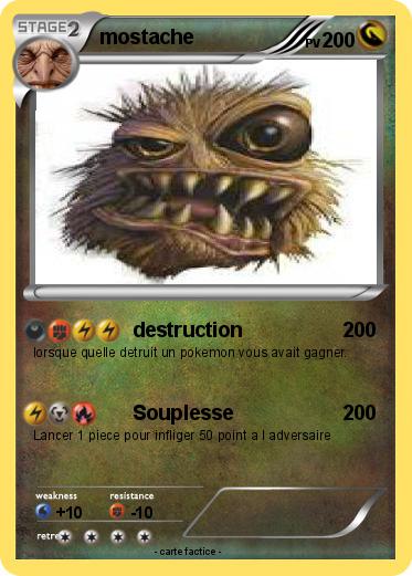 Pokemon mostache