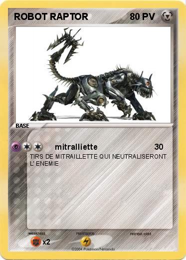Pokemon ROBOT RAPTOR