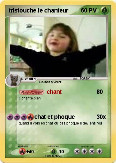 Pokemon tristouche le chanteur