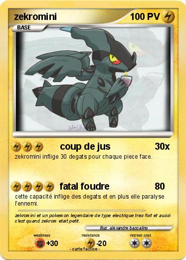 Pokemon zekromini