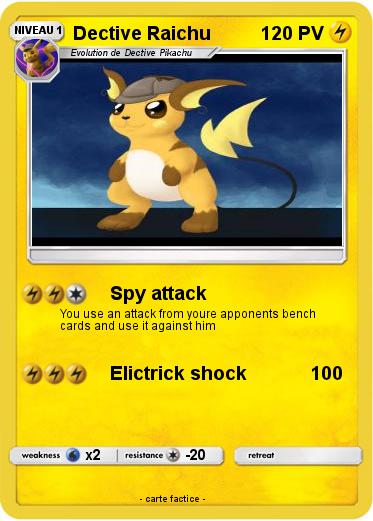 Pokemon Dective Raichu