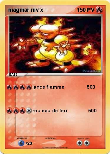 Pokemon magmar niv x                        