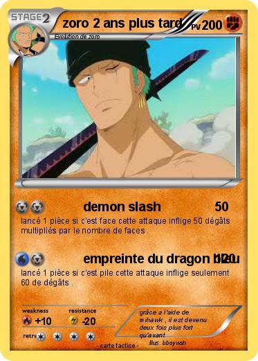 Pokemon zoro 2 ans plus tard