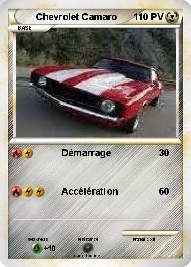 Pokemon Chevrolet Camaro