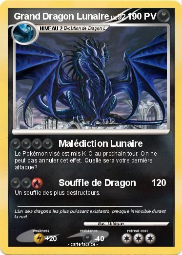 Pokemon Grand Dragon Lunaire