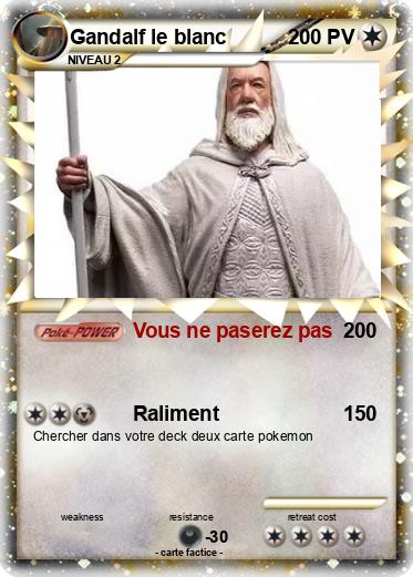 Pokemon Gandalf le blanc