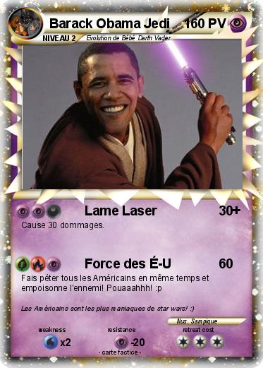 Pokemon Barack Obama Jedi
