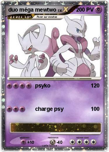 Pokemon duo méga mewtwo