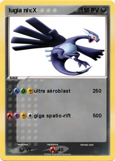 Pokemon lugia niv.X