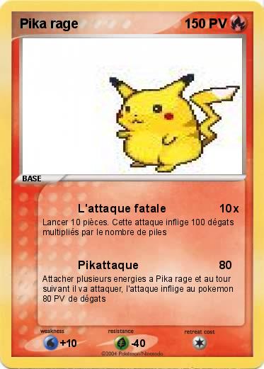 Pokemon Pika rage
