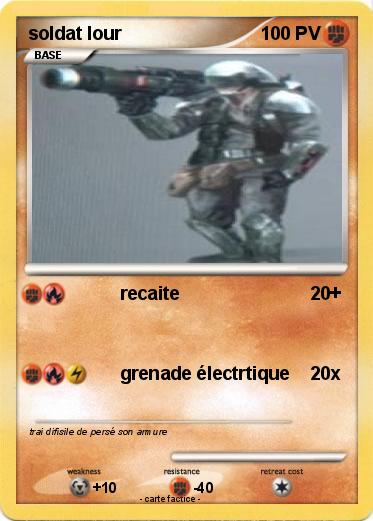 Pokemon soldat lour