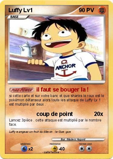 Pokemon Luffy Lv1