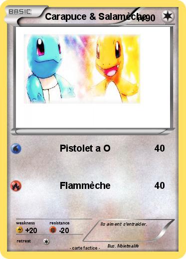 Pokemon Carapuce & Salamèche