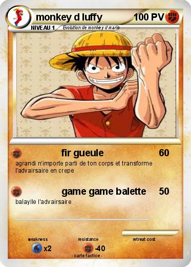Pokemon monkey d luffy