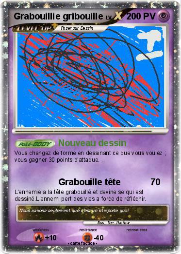 Pokemon Grabouillie gribouille