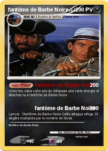 Pokemon fantôme de Barbe Noire