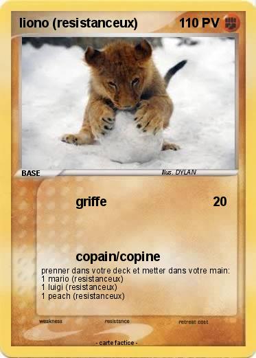 Pokemon liono (resistanceux)