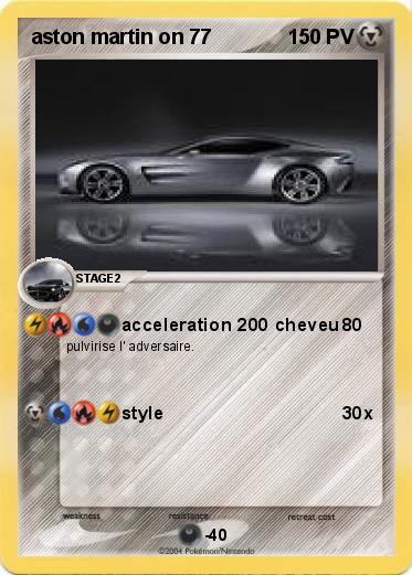 Pokemon aston martin on 77