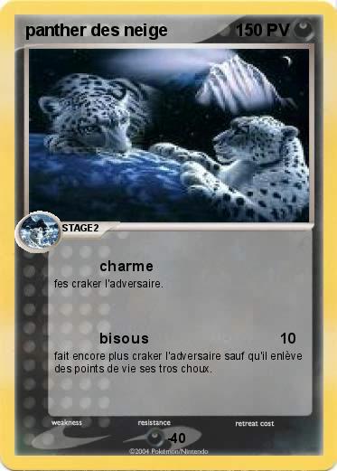 Pokemon panther des neige 
