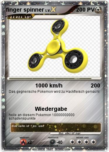 Pokemon finger spinner