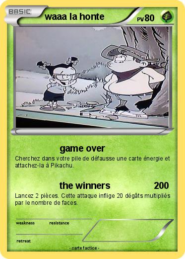 Pokemon waaa la honte