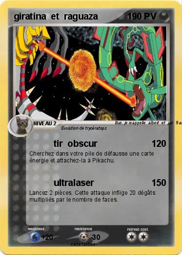 Pokemon giratina  et  raguaza