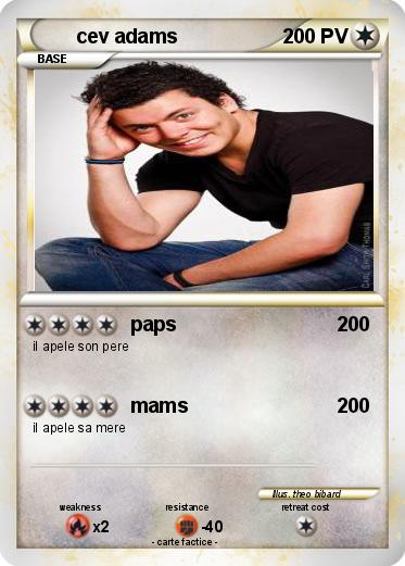 Pokemon cev adams