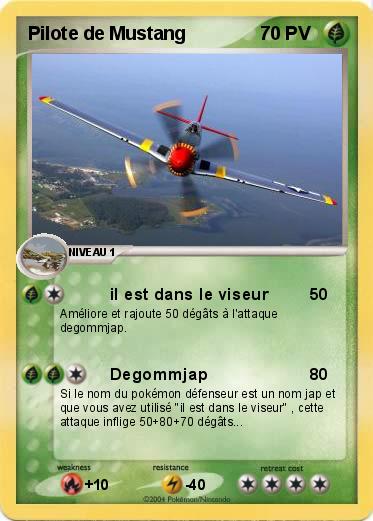 Pokemon Pilote de Mustang