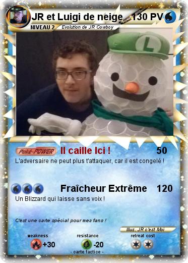 Pokemon JR et Luigi de neige