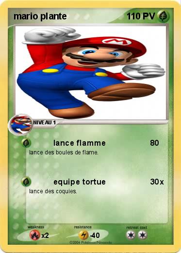 Pokemon mario plante