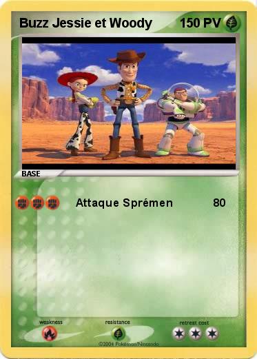 Pokemon Buzz Jessie et Woody