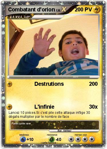 Pokemon Combatant d'orion