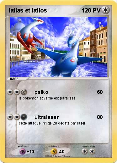 Pokemon latias et latios