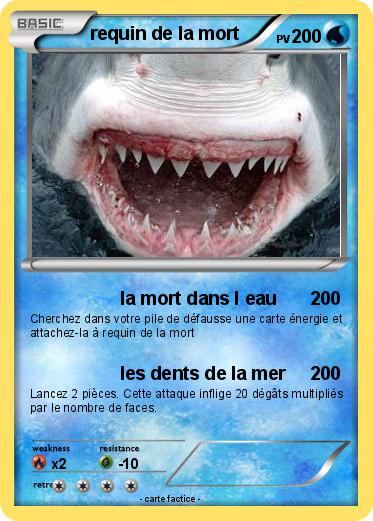 Pokemon requin de la mort