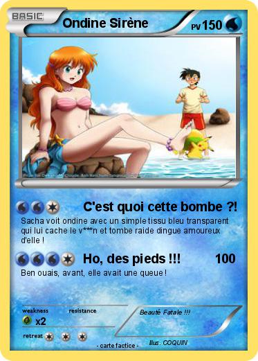 Pokemon Ondine Sirène