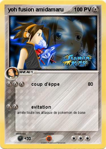 Pokemon yoh fusion amidamaru
