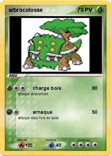 Pokemon arbrocolosse