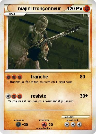 Pokemon majini tronçonneur