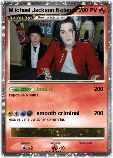 Pokemon M ichael Jackson Nolan
