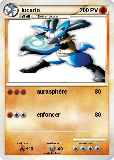 Pokemon lucario