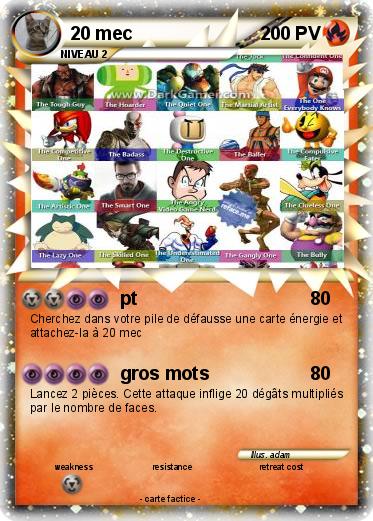 Pokemon 20 mec