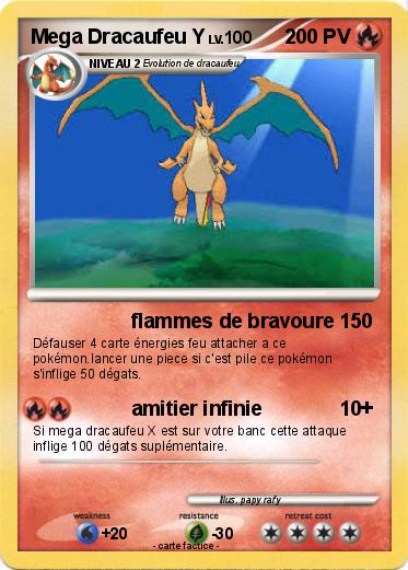 Pokemon Mega Dracaufeu Y