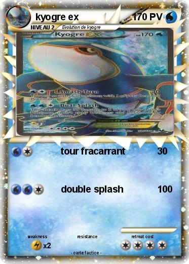 Pokemon kyogre ex