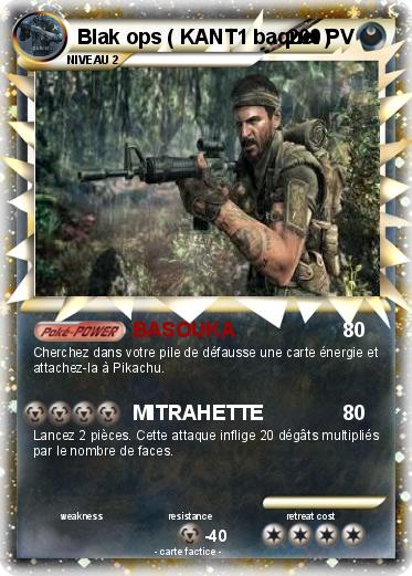 Pokemon Blak ops ( KANT1 baquet )